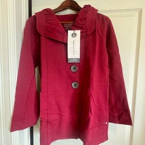 Neon Buddha Rolling Hills Jacket in Wine - New